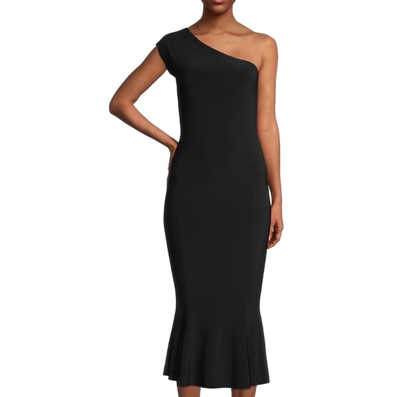 Norma Kamali Dresses & Skirts - Norma Kamali One Shoulder Fishtail Dress